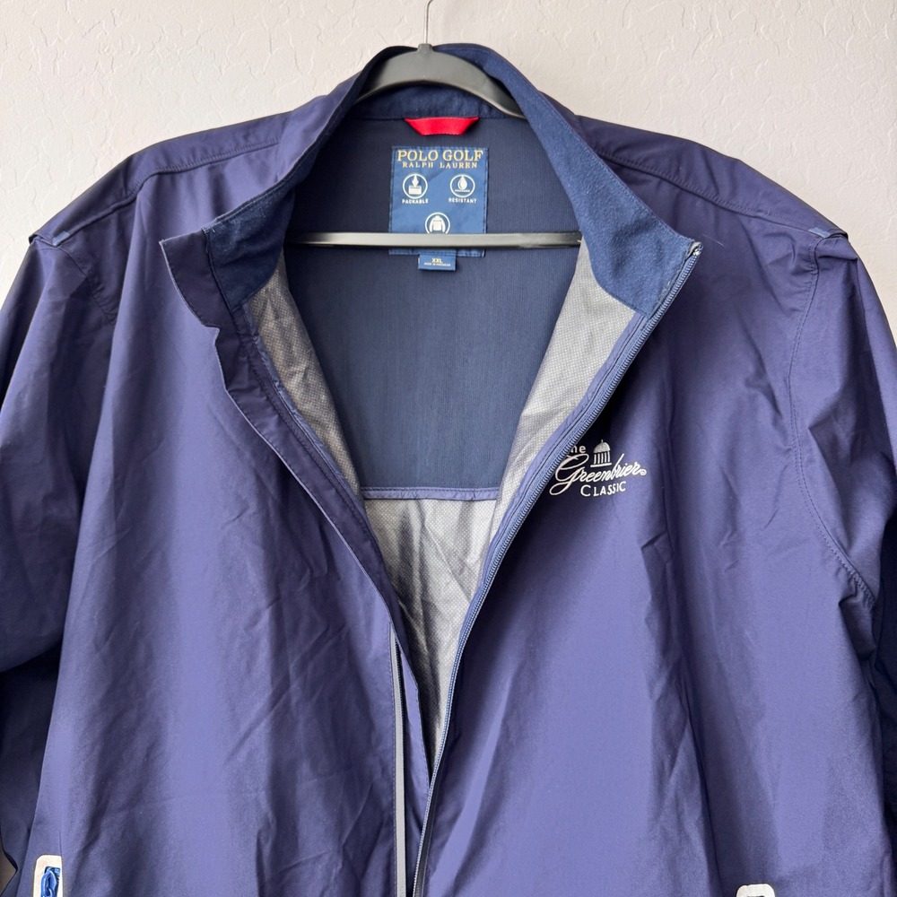 PoloGolf Ralph Lauren XXL Windbreaker Packable WaterResistant Greenbrier Classic - Picture 9 of 11